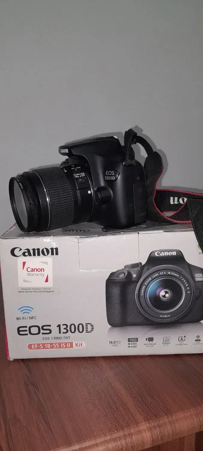 فروش دوربین کنون ۱۳۰۰d|دوربین عکاسی و فیلم‌برداری|ساری, |دیوار