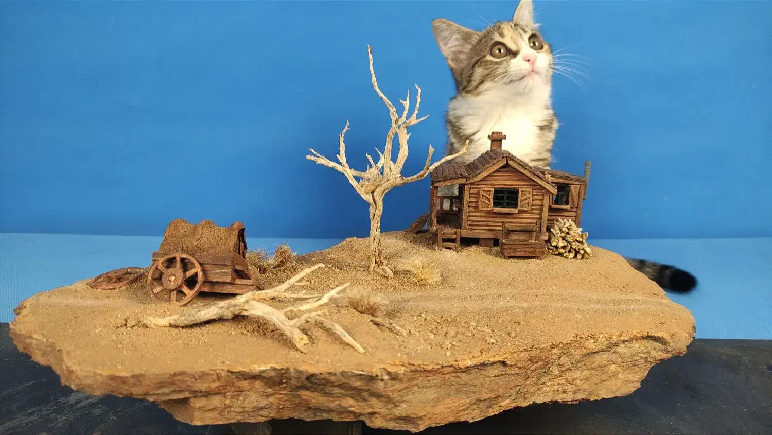 دیوراما وسترن رومیزی، دکوری، ماکت دستساز|مجسمه، تندیس، ماکت|اصفهان, عباس‌آباد|دیوار