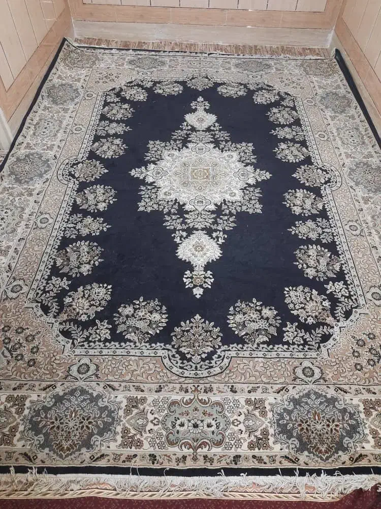 یک جفت فرش ۱۲متری ۷۰۰شانه نخ ابریشم درحدنو|فرش|خمینی‌شهر, |دیوار