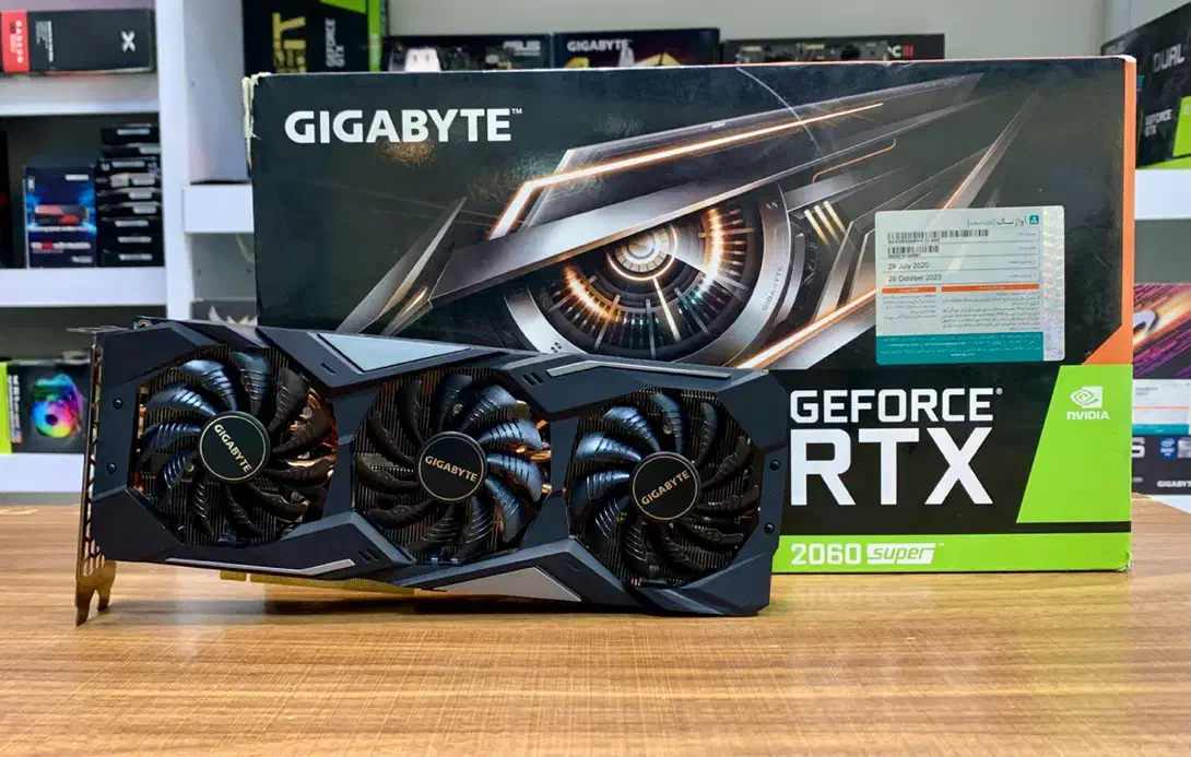 کارت گرافیک RTX 2060SUPER GIGABYTE 3FAN|قطعات و لوازم جانبی رایانه|مشهد, عامل|دیوار