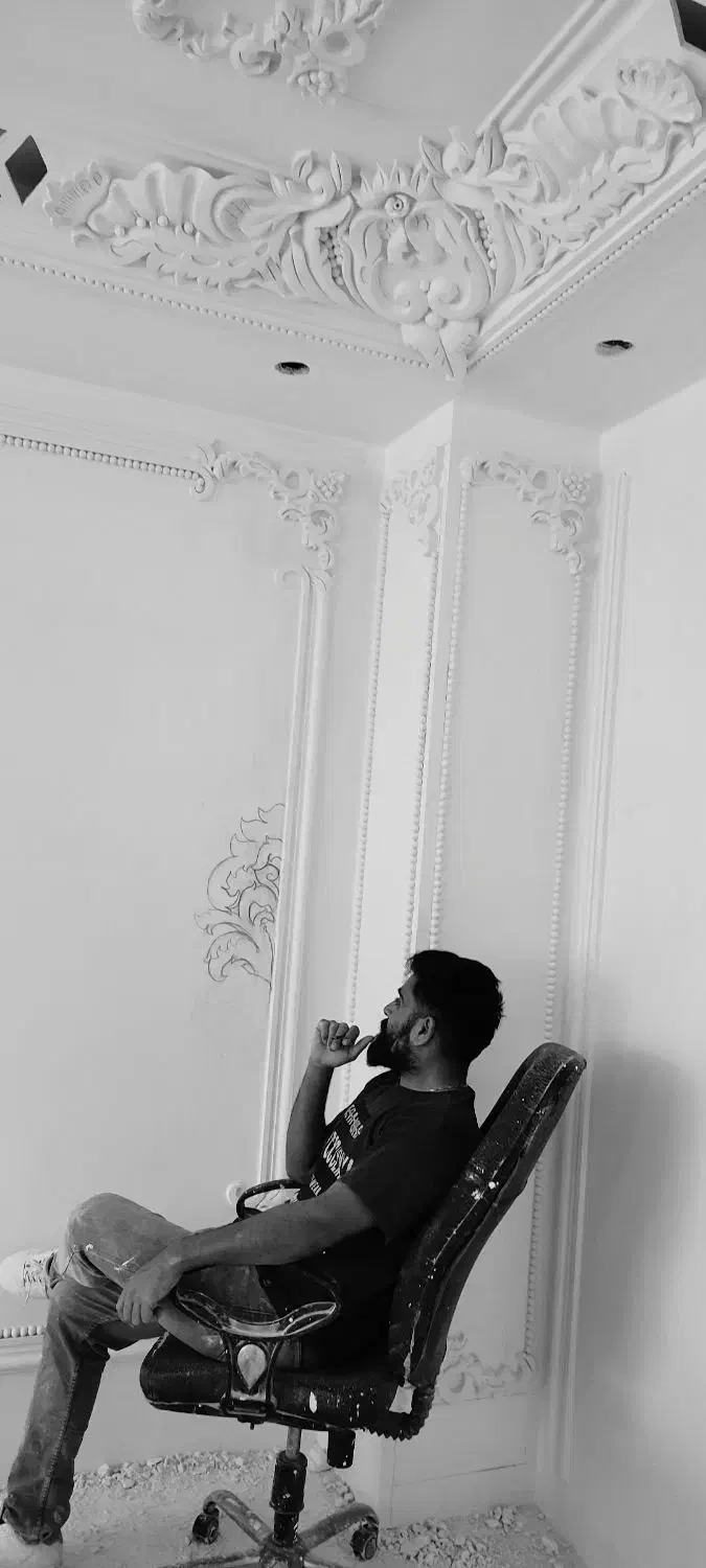 طراحی و اجرا گچبری دستی|خدمات پیشه و مهارت|کیش, |دیوار