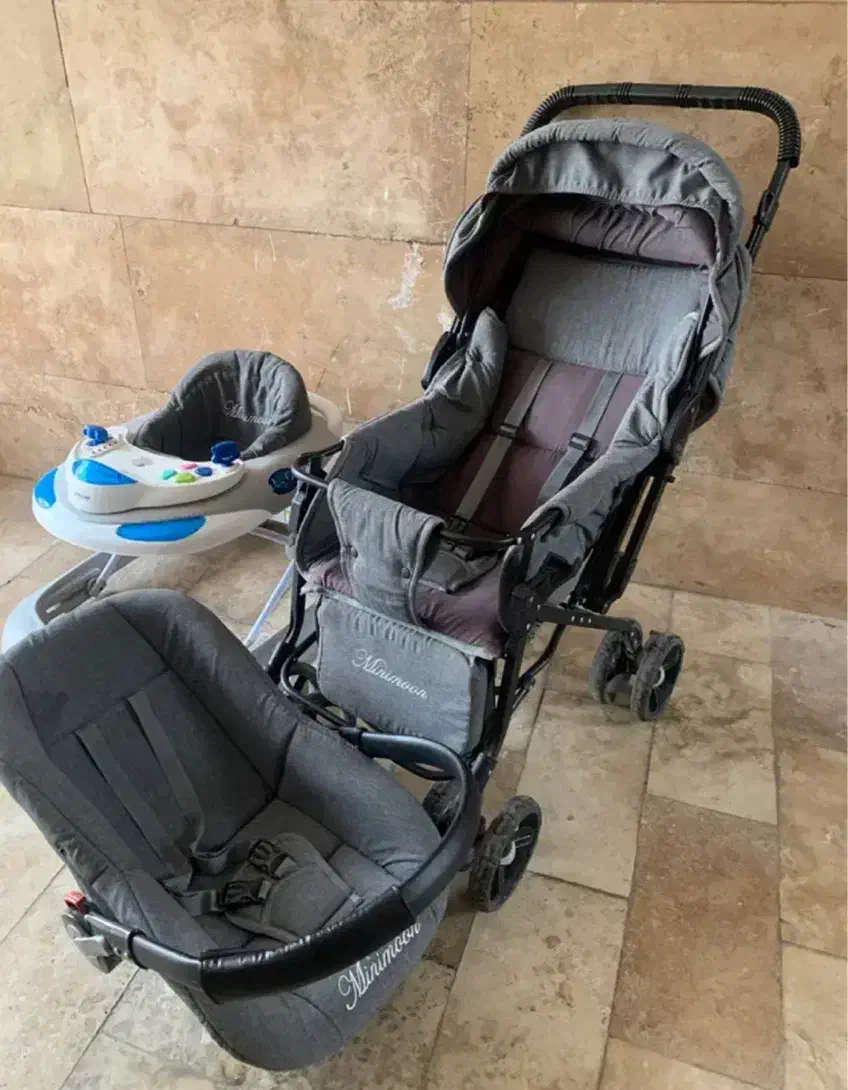 کالسکه سه تیکه دلیجان اصل|کالسکه و لوازم جانبی|دورود, |دیوار