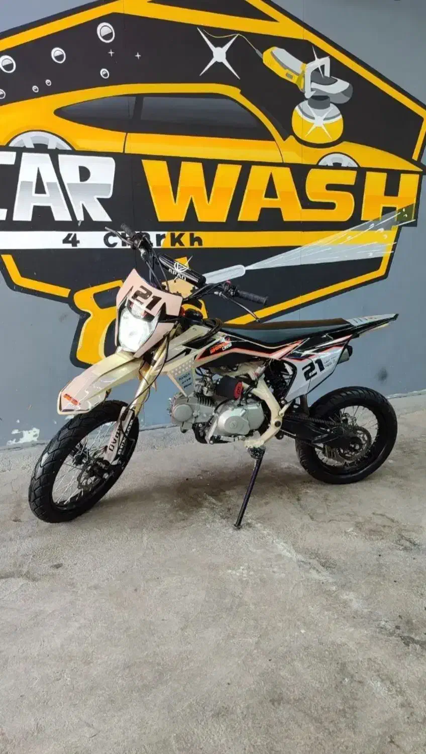 موتور مینی کراس هاسکوارنا 125|موتورسیکلت|سیرجان, |دیوار