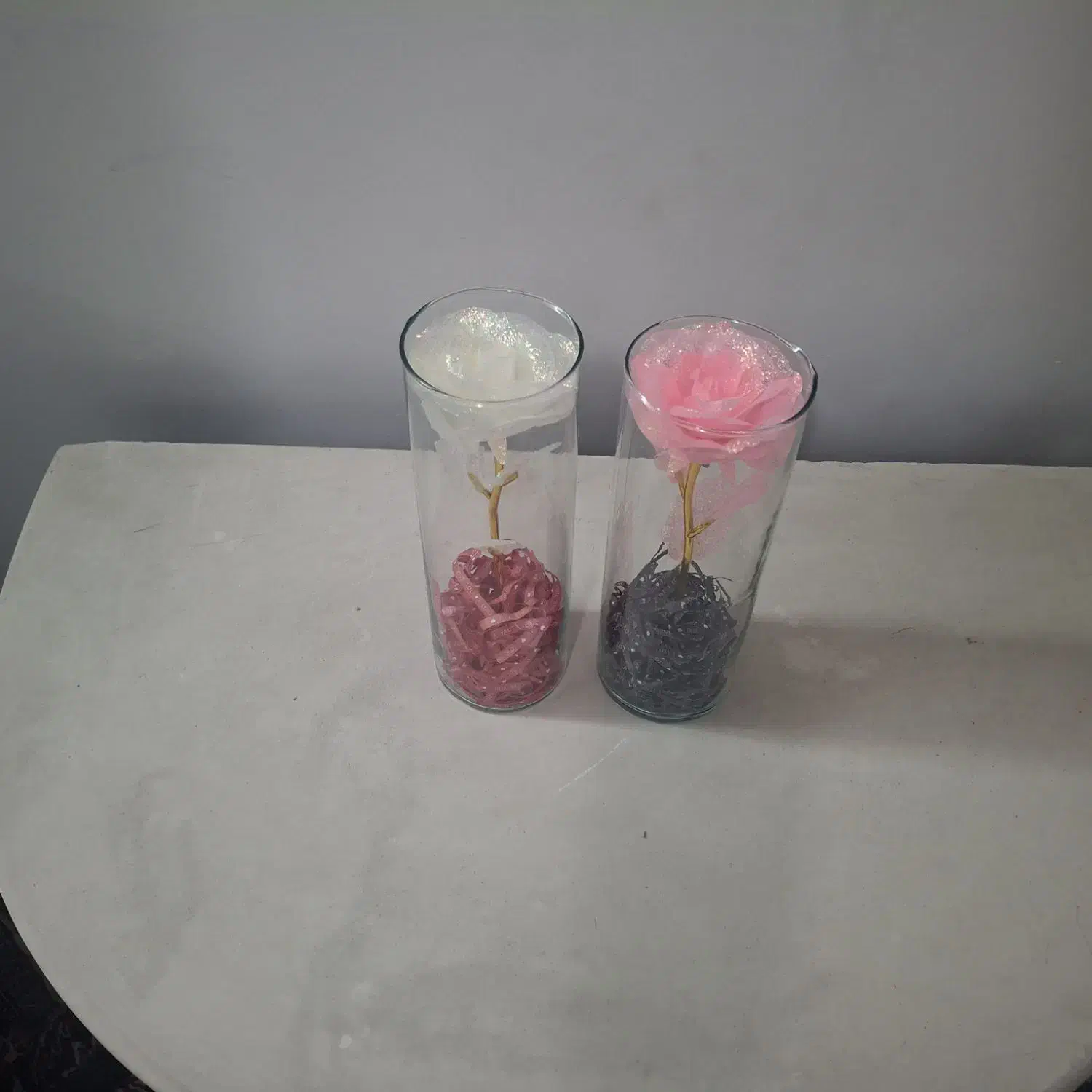 گل شیشه ای برای روز مادر|گل مصنوعی|یزد, |دیوار