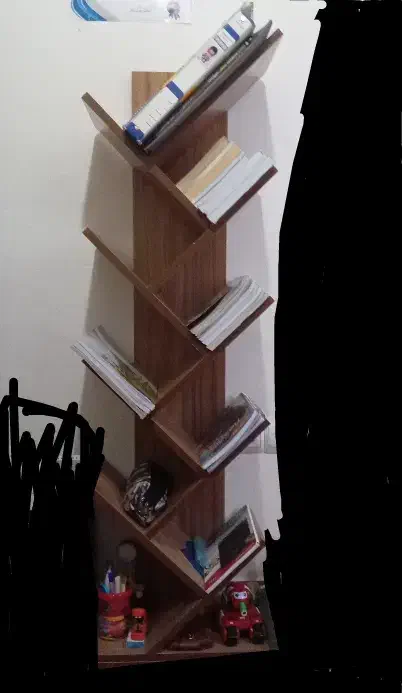 قفسه ای کتاب .|کتابخانه، شلف، قفسه‌های دیواری|محمدیه-قزوین, |دیوار