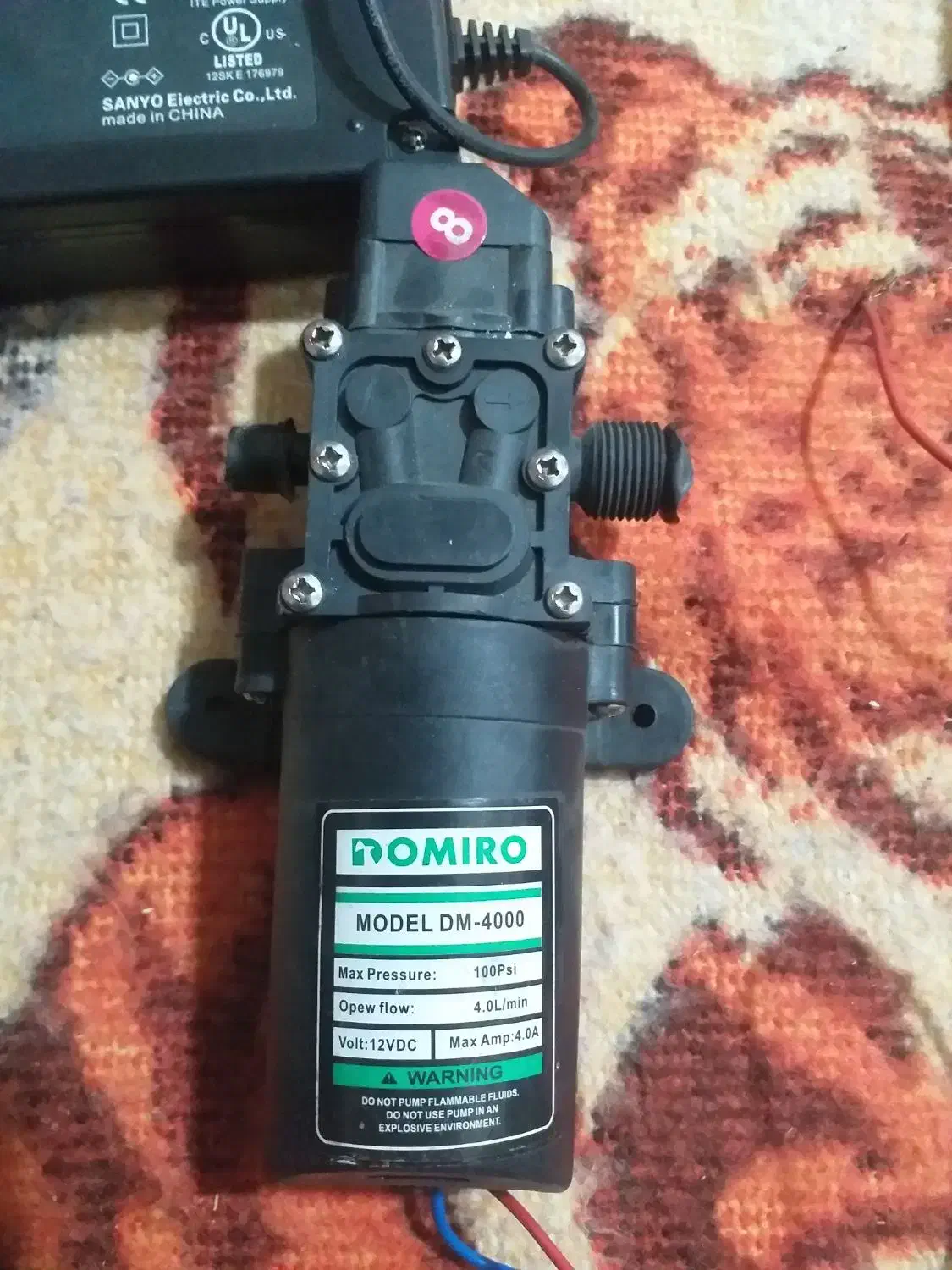 پمپ سمپاش و آداپتور و تابلو برق|سایر لوازم برقی|ساوه, |دیوار