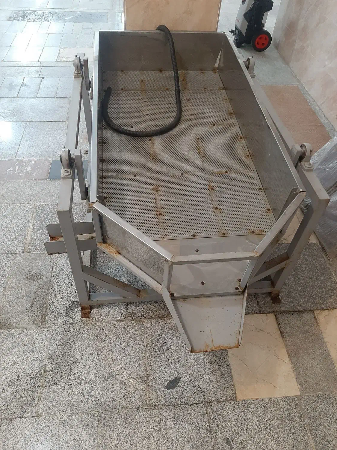 فروش دستگاه تفت آجیل دوجداره سرند استیل|ماشینآلات صنعتی|آذرشهر, |دیوار