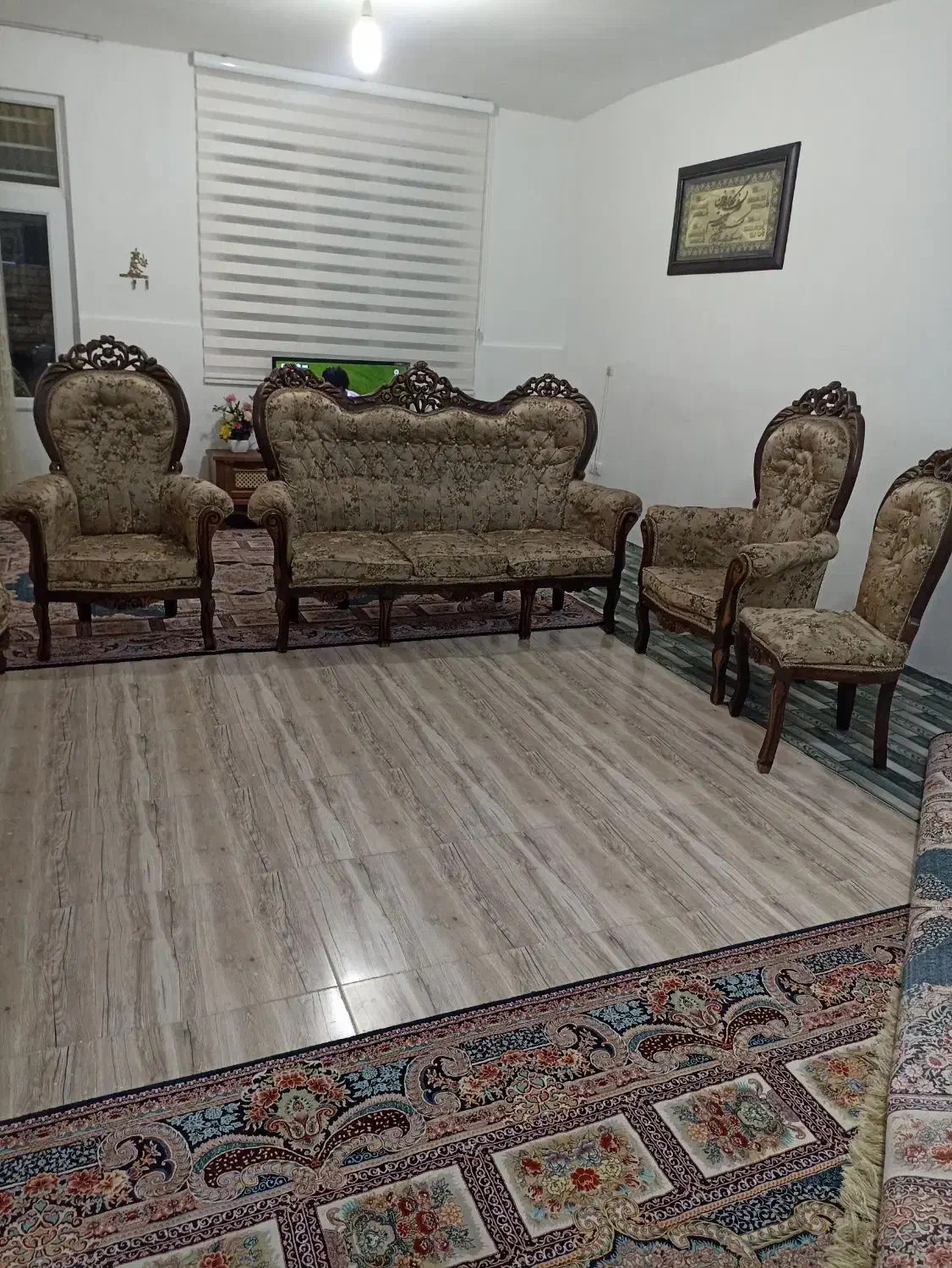 مبل 9نفره استیل در حد نو|مبلمان خانگی و میز عسلی|نظرآباد, رسالت|دیوار