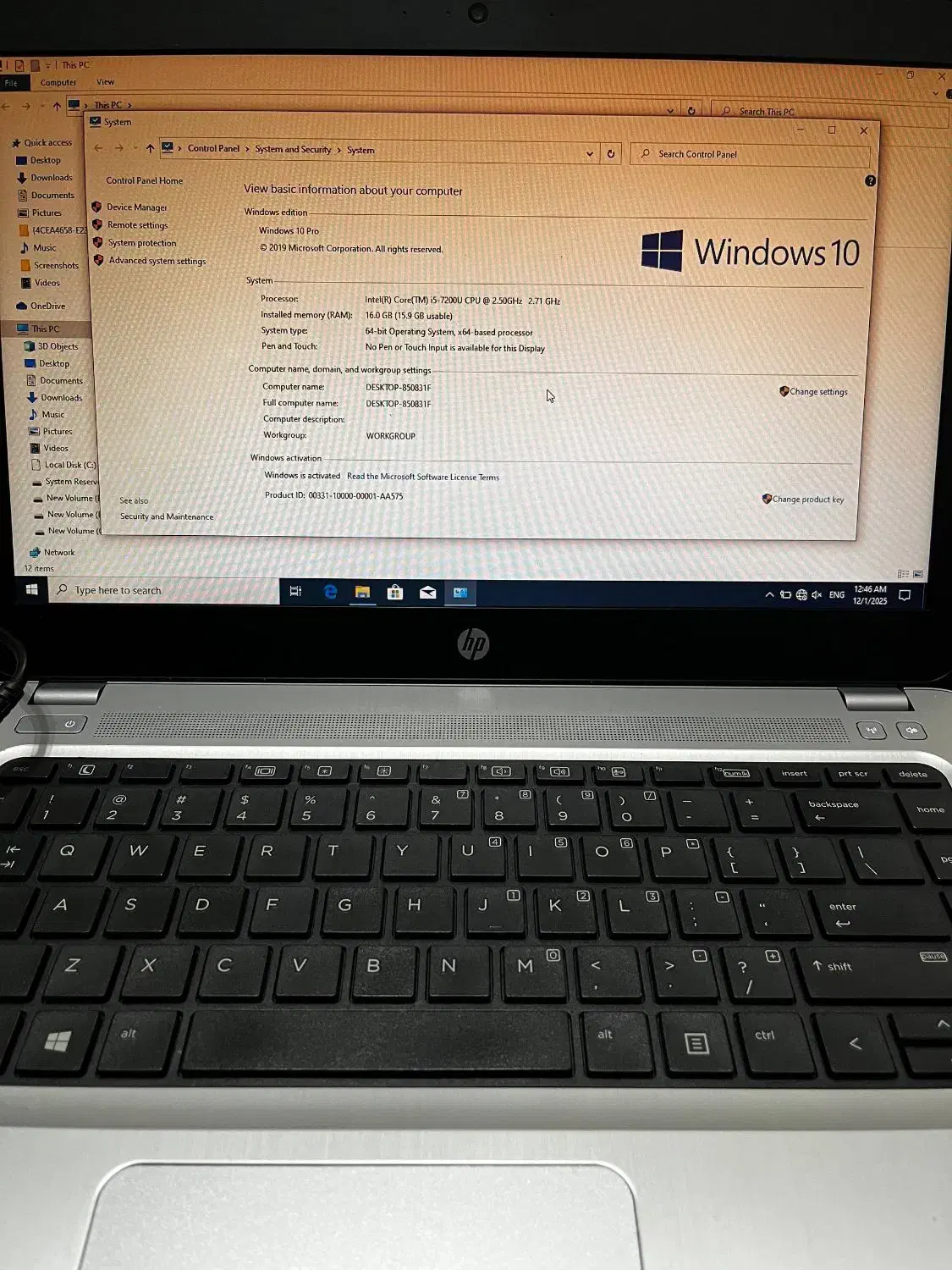 لبتاب hp|رایانه همراه|همدان, |دیوار