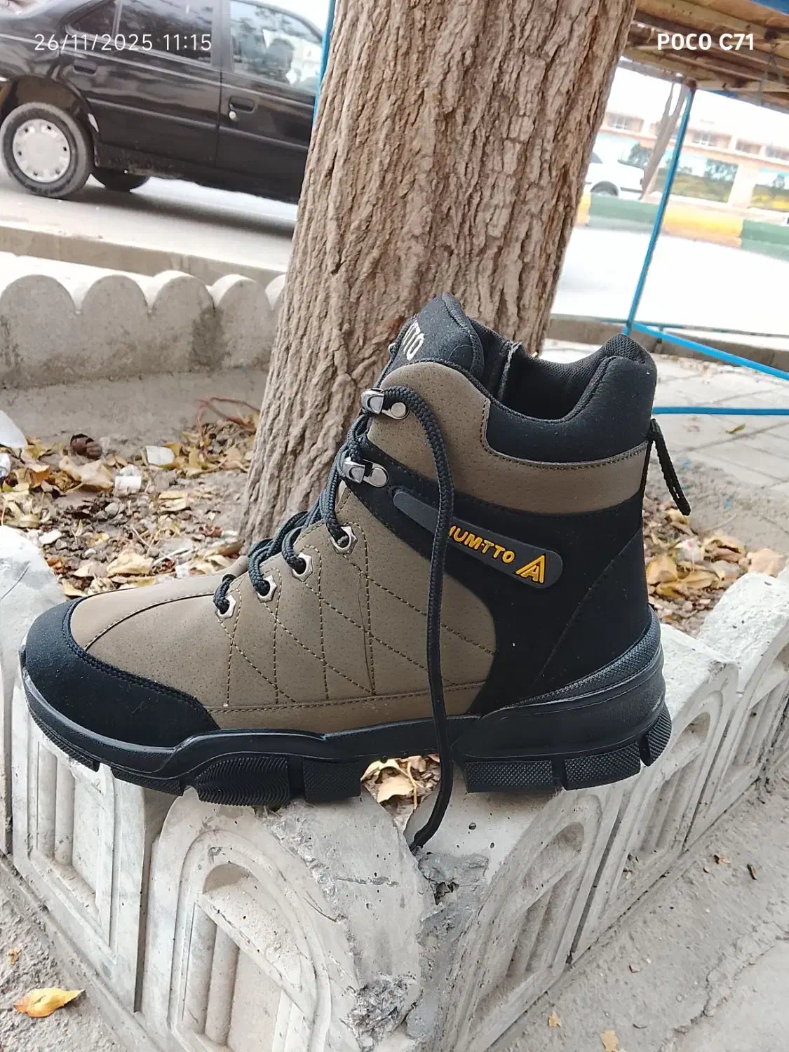 پوتین چرم زیره ضخیم|کیف، کفش، کمربند|کامیاران, |دیوار