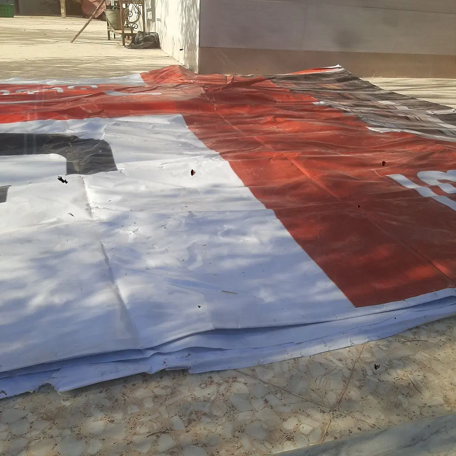 بنر دست دوم ابعاد۶در۱۵ضداب|مصالح و تجهیزات ساختمان|ساوه, |دیوار