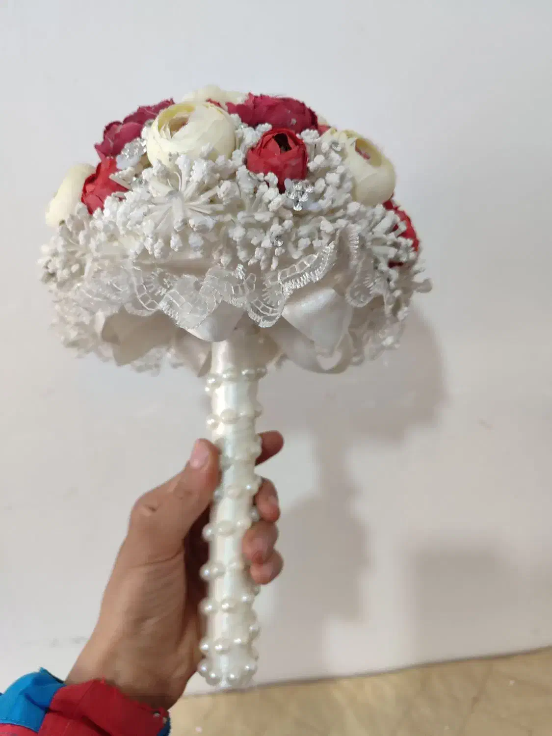 دسته گل عروس|گل مصنوعی|نورآباد, |دیوار