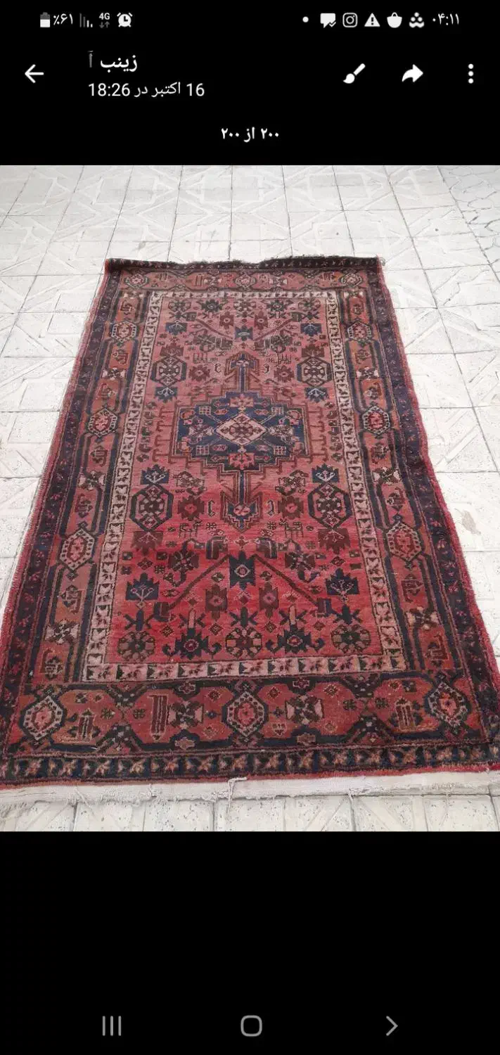 گلیم|فرش|قزوین, |دیوار