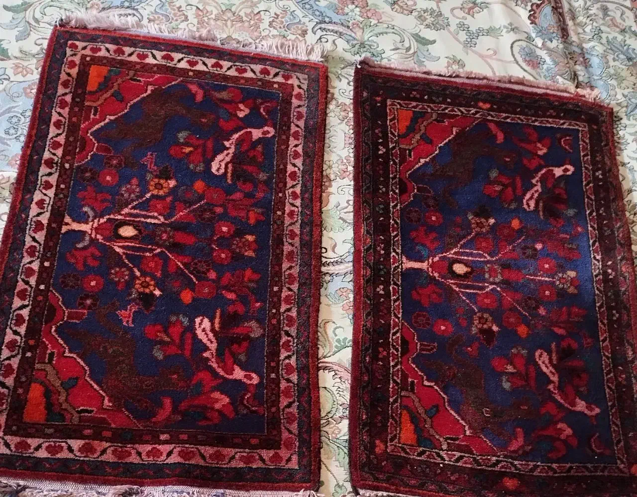 دو عدد پشتی دست بافت|پشتی|قم, پردیسان|دیوار