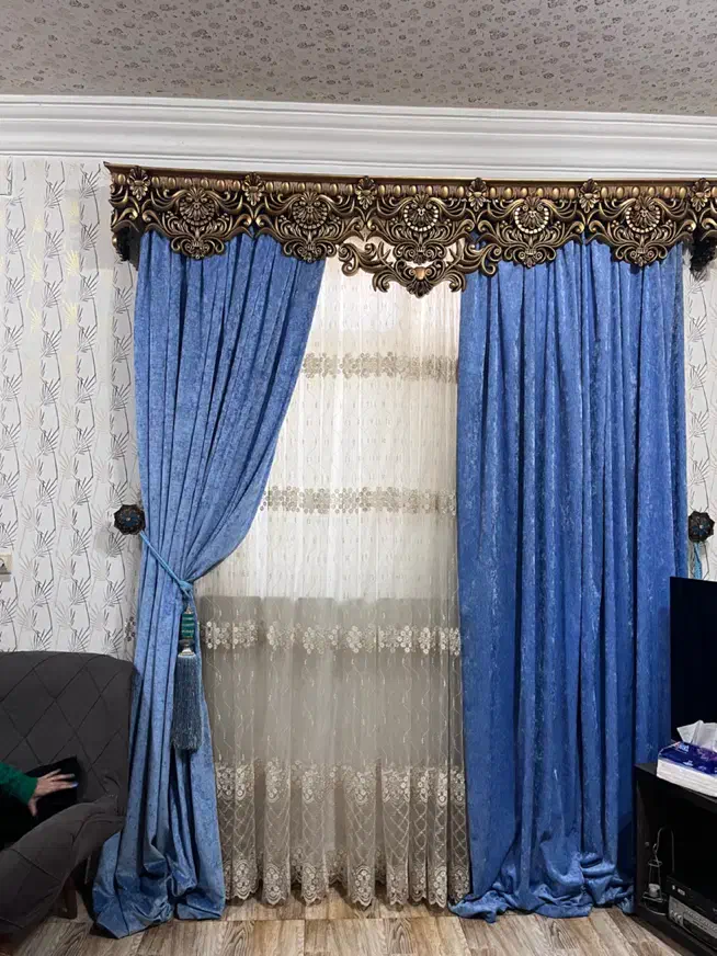 پرده|پرده، رانر، رومیزی|رشت, شهرک قدس|دیوار