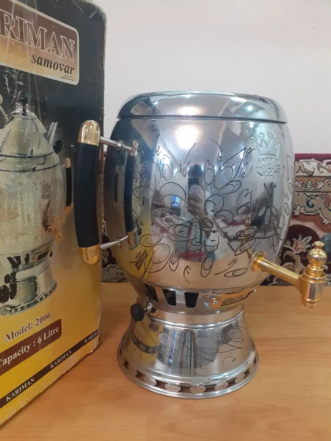 سماور نو با کارتن|سماور، چای‌ساز، قهوه‌ساز|قم, زنبیل آباد|دیوار