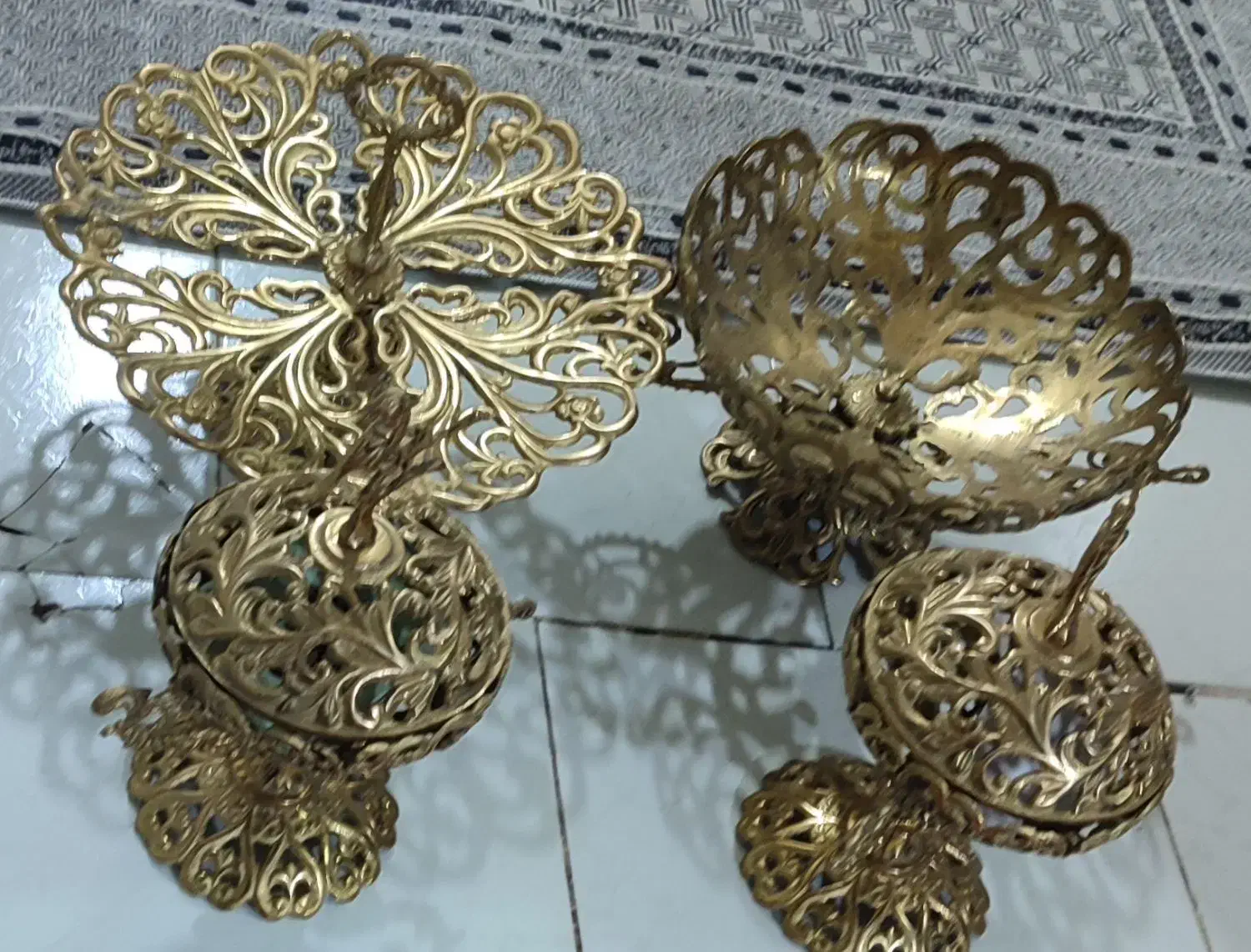 میوه خوری شیرینی خوری و شوکولات خوری برنز|ظروف سرو و پذیرایی|اراک, |دیوار