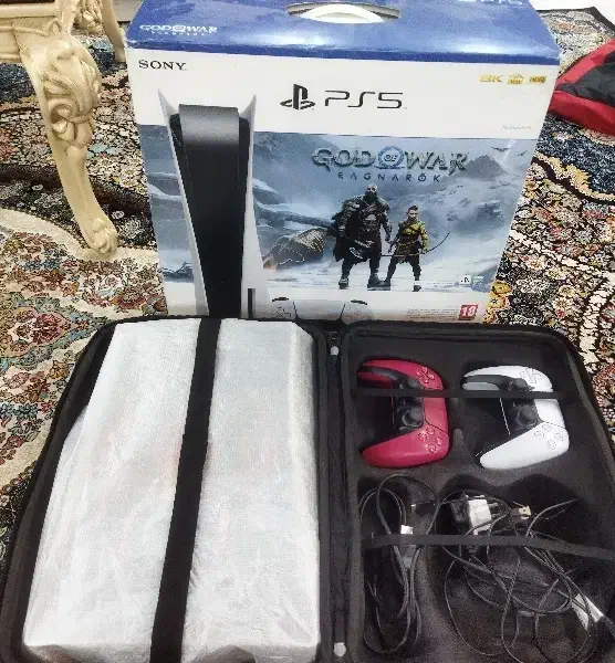 PS5 آکبند دیسک خور با بازی|کنسول، بازی ویدئویی و آنلاین|اراک, |دیوار