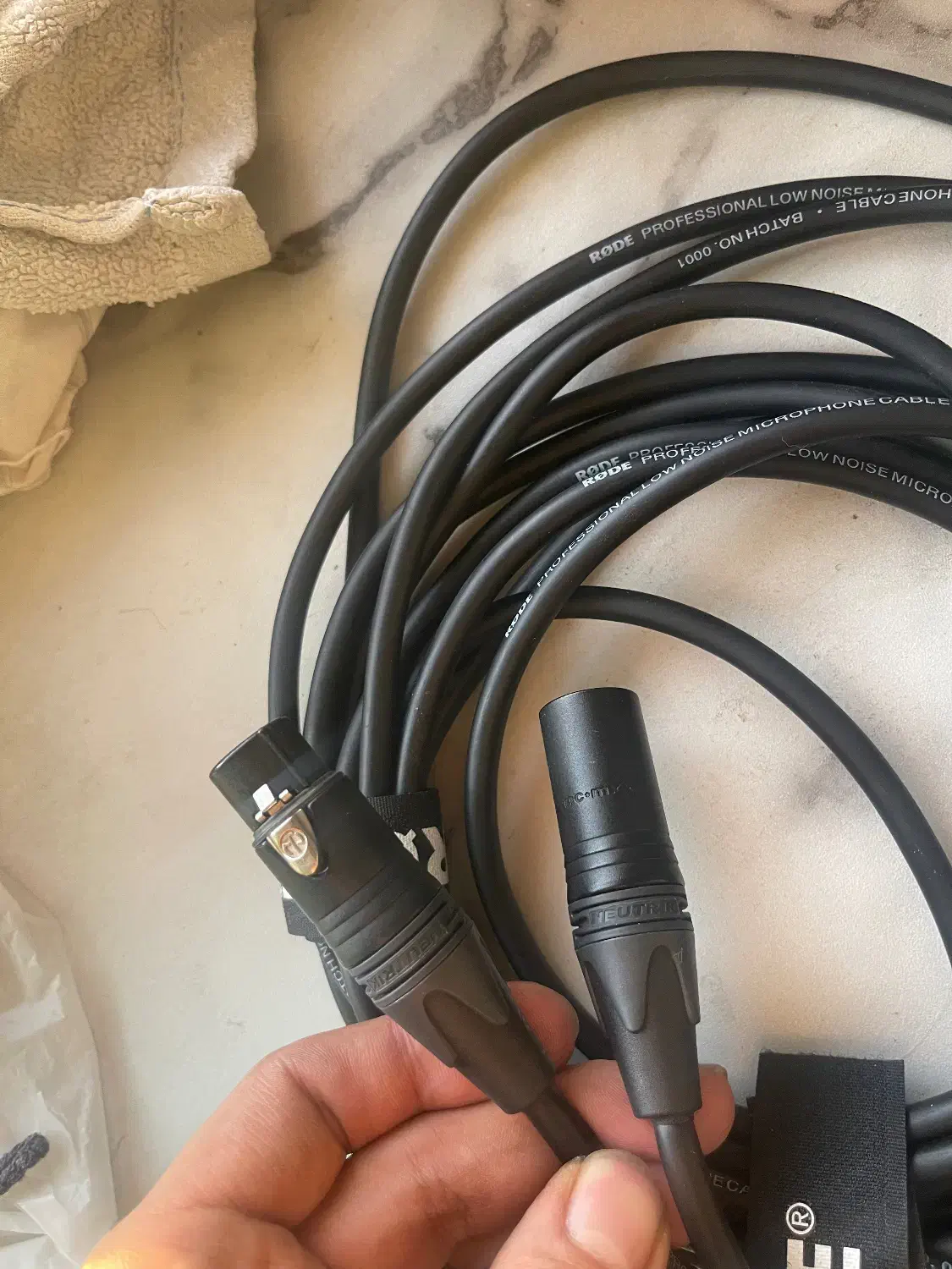 کابل میکروفون (دوسر XLR نر و ماده)اصلی rode ۶ متر|صوتی و تصویری|تهران, جنتآباد مرکزی|دیوار