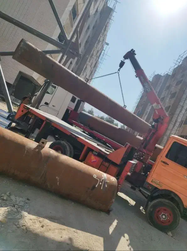 جرثقیل خاور 3 تن دکل بلند شبانه روزی|خدمات حمل و نقل|تبریز, |دیوار