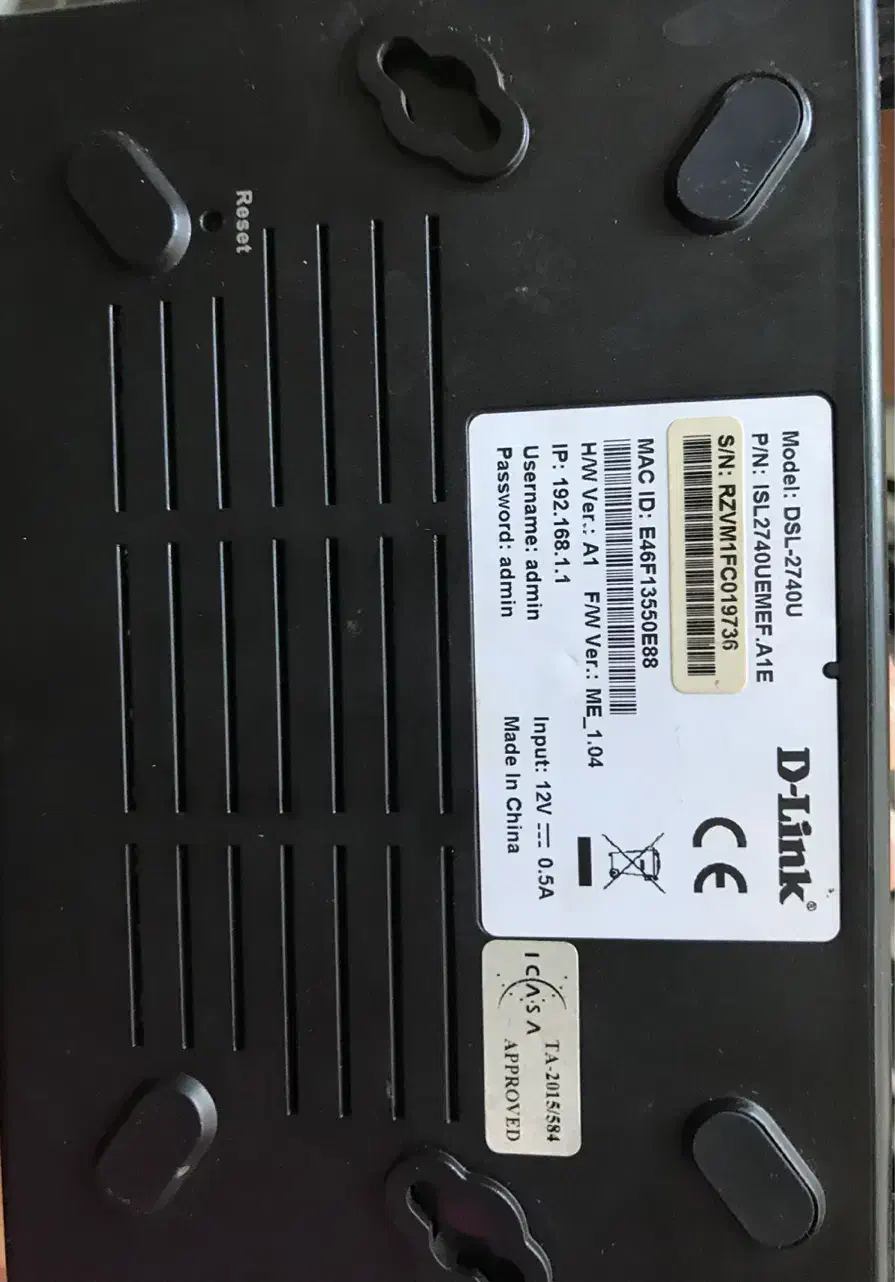 مودم D-Link دی لینک|مودم و تجهیزات شبکه|کرج, برغان|دیوار