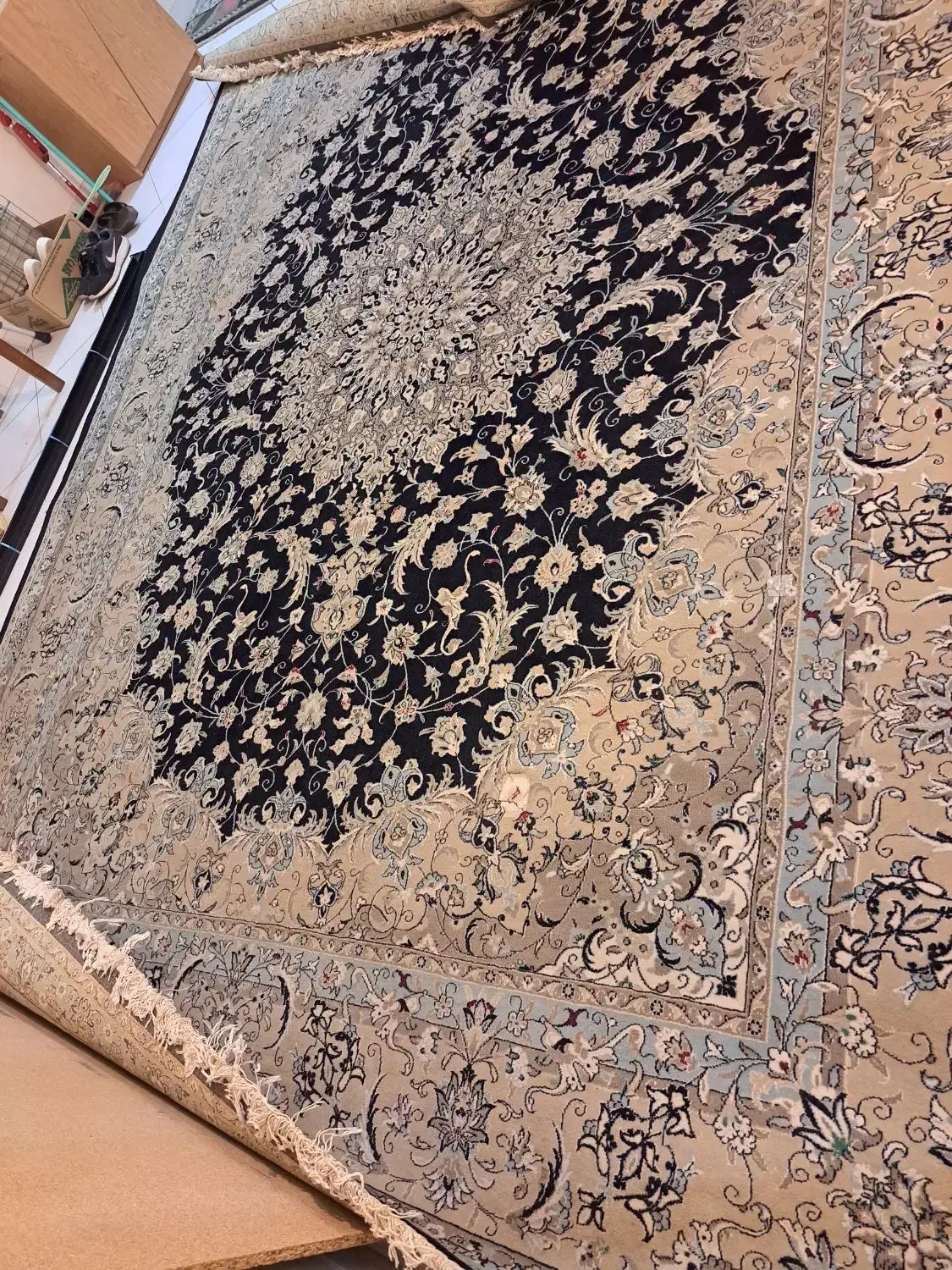 فرش ماشینی ۱۲ متری درجه یک ستاره کویر درحدنو|فرش|تهران, سنائی|دیوار
