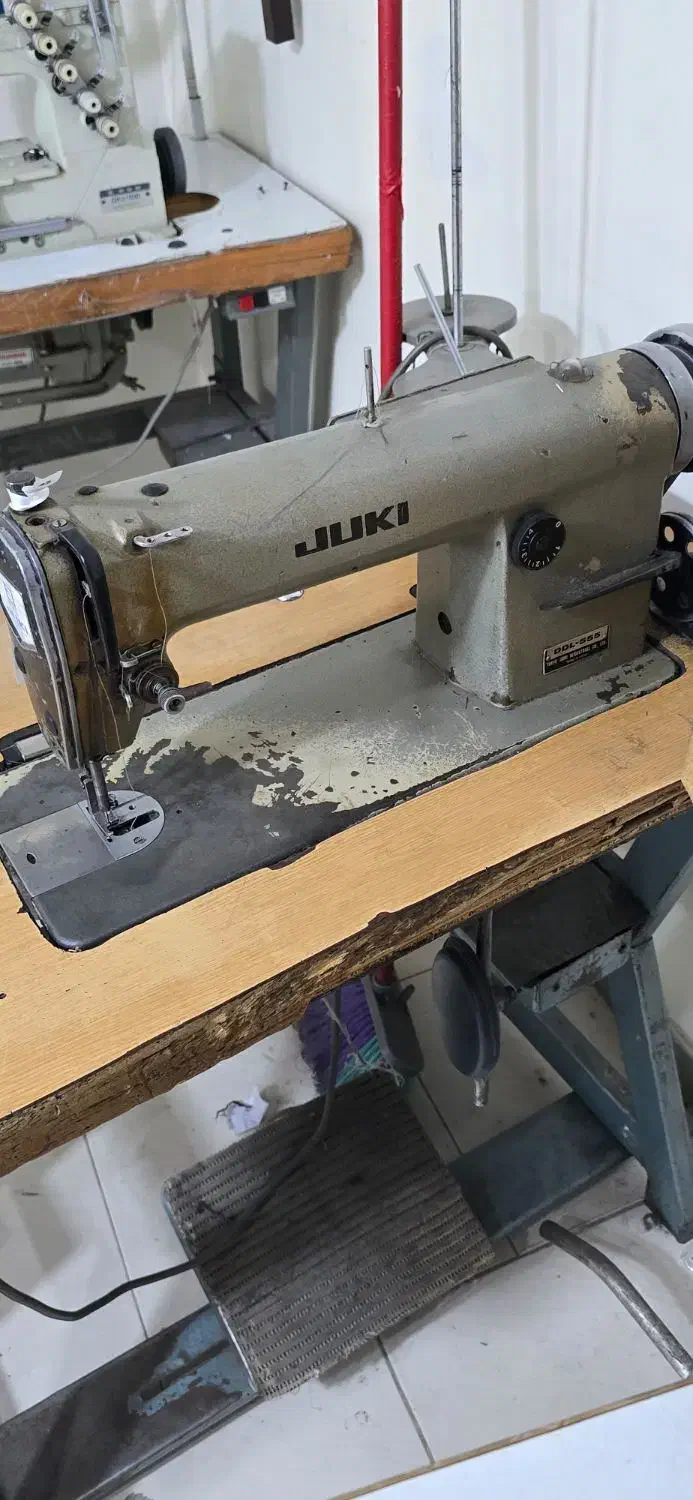 چرخ راسته دوز جوکی آلمانی|چرخ خیاطی و ریسندگی|بومهن, |دیوار