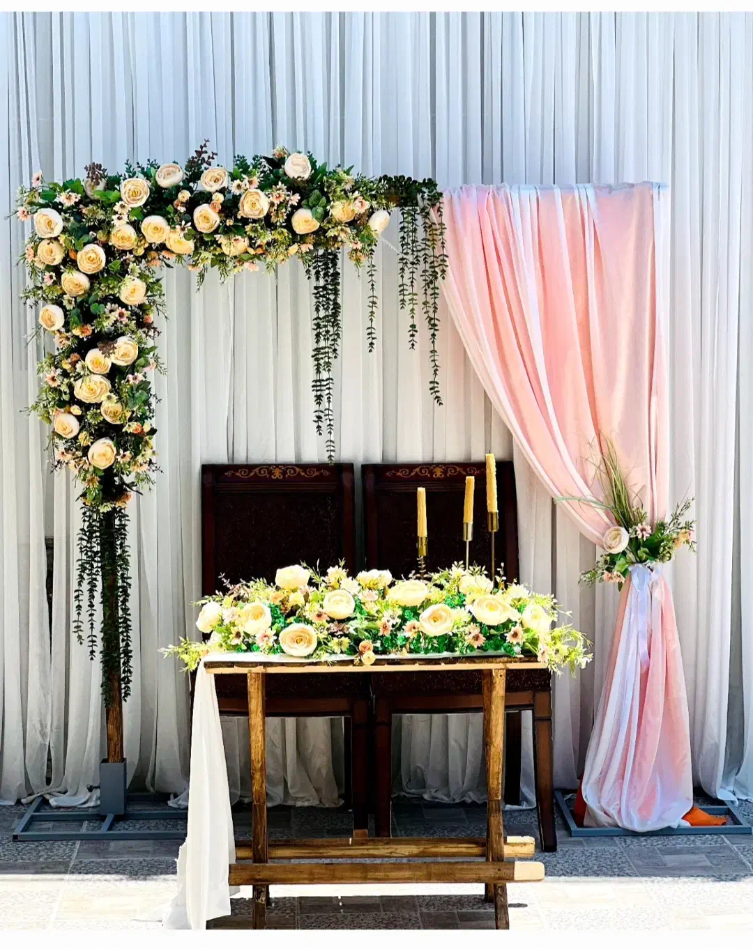 پنل گل پیونی خارجی|گل مصنوعی|فیروزآباد (فارس), |دیوار