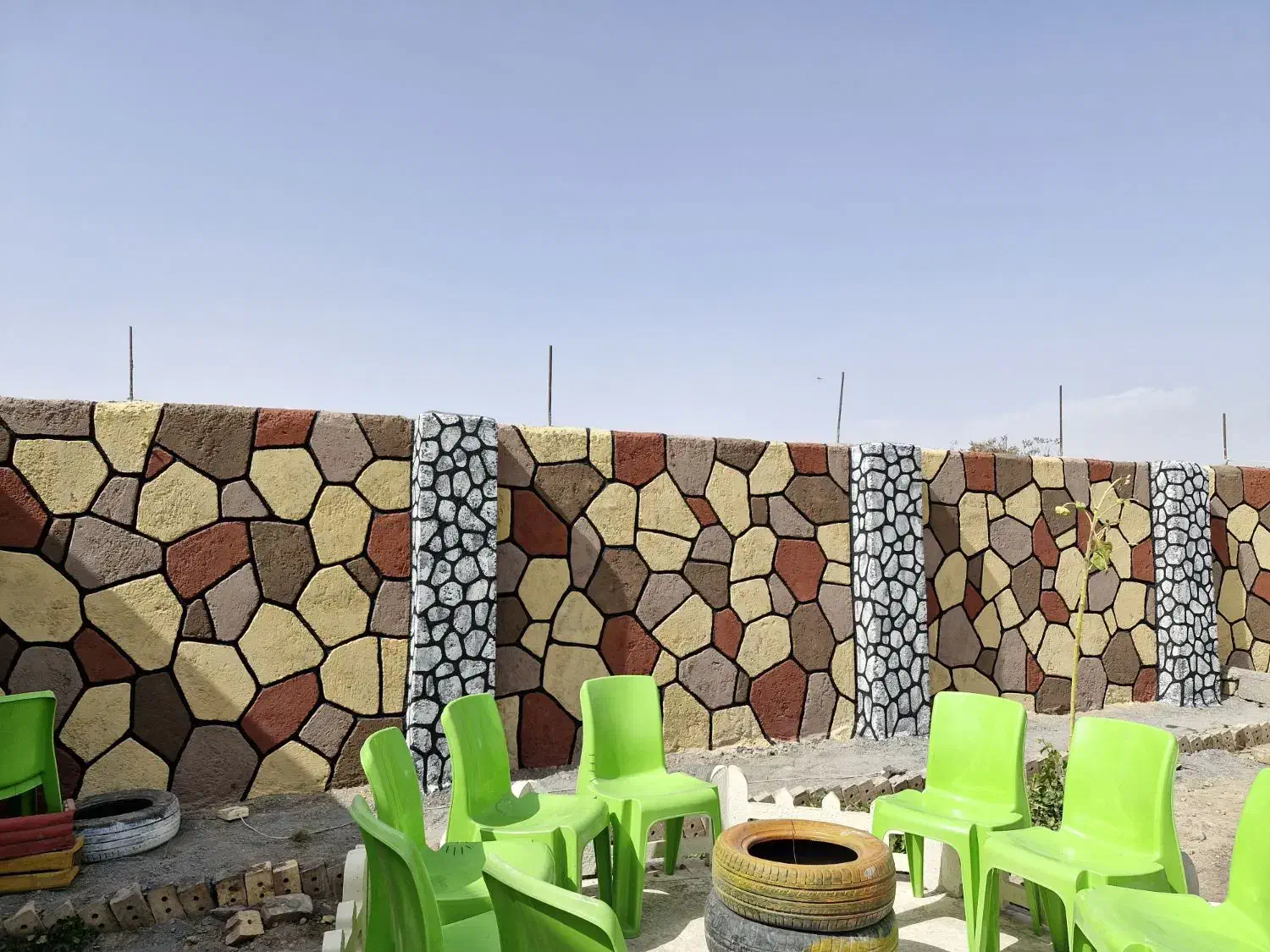 نقاشی طرح سنگ|خدمات پیشه و مهارت|نیشابور, کوی یغما|دیوار