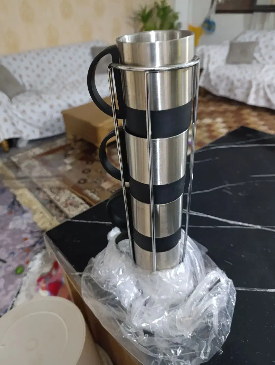 لیوان استیل نو|ظروف سرو و پذیرایی|قزوین, |دیوار