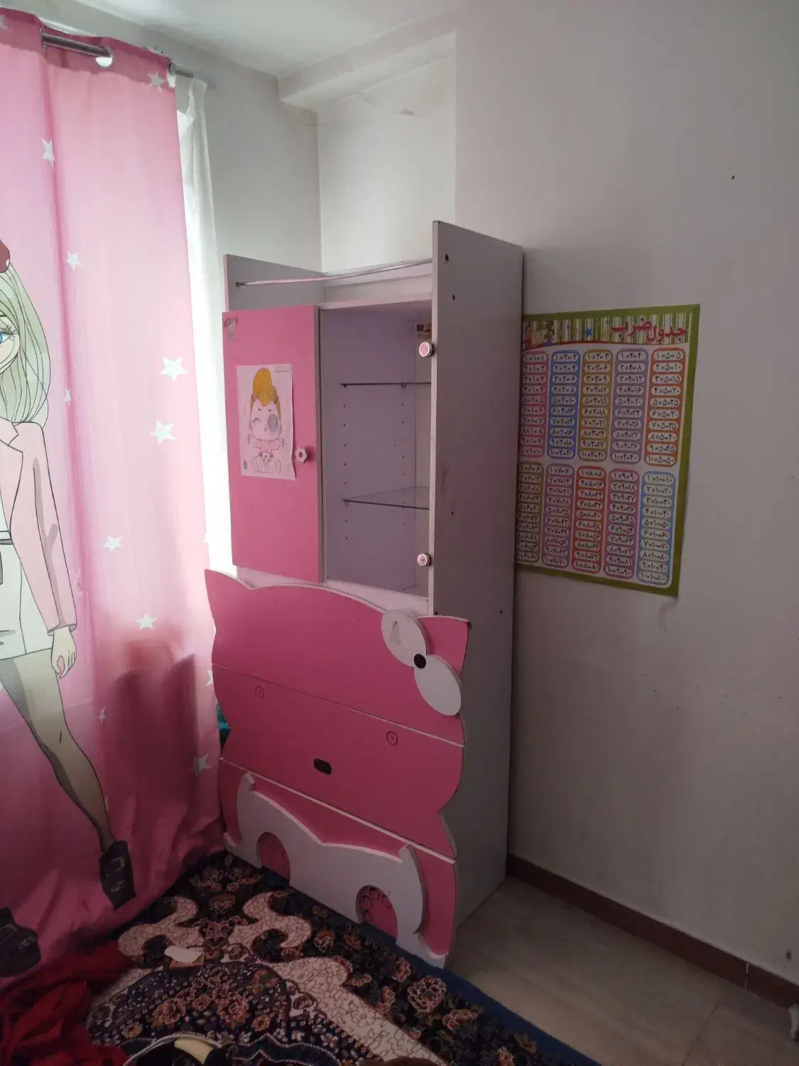 کمد عروسکی|جاکفشی، کمد، دراور|سقز, |دیوار