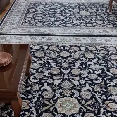 فرش نه متری .گل برجسته قیمت هر دو جفت باهم ۲۵ملیون|فرش|کرج, گلشهر|دیوار