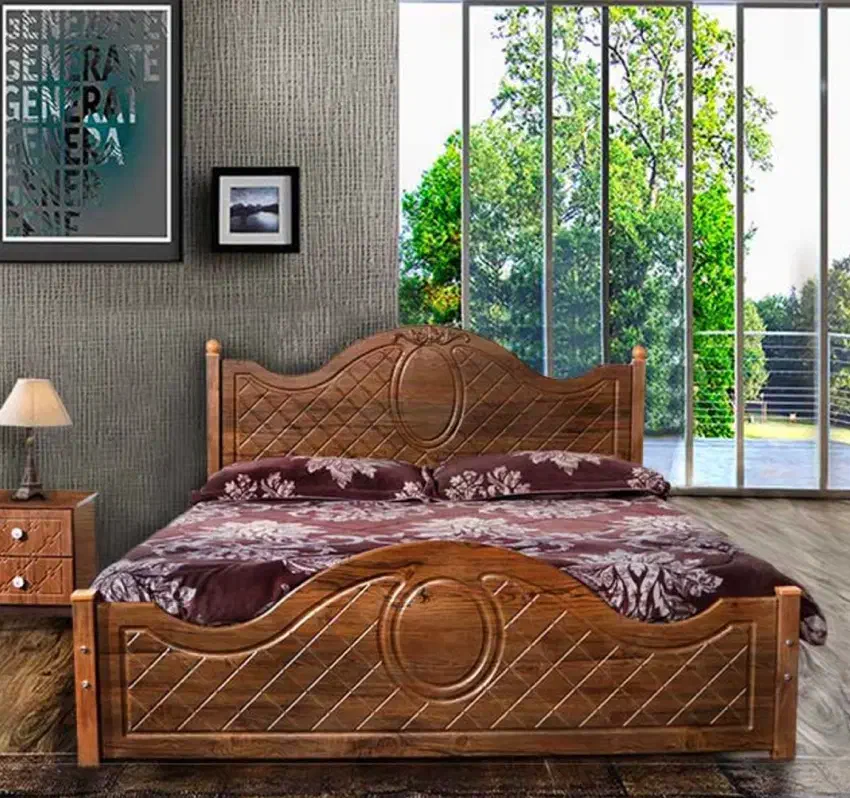 تخت ام دی اف روکش وکیوم|تخت و سرویس خواب|اراک, |دیوار