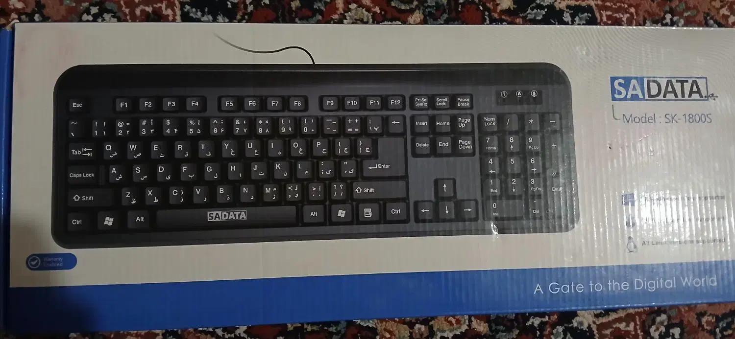 کیبورد نو|قطعات و لوازم جانبی رایانه|قم, شهر قائم|دیوار