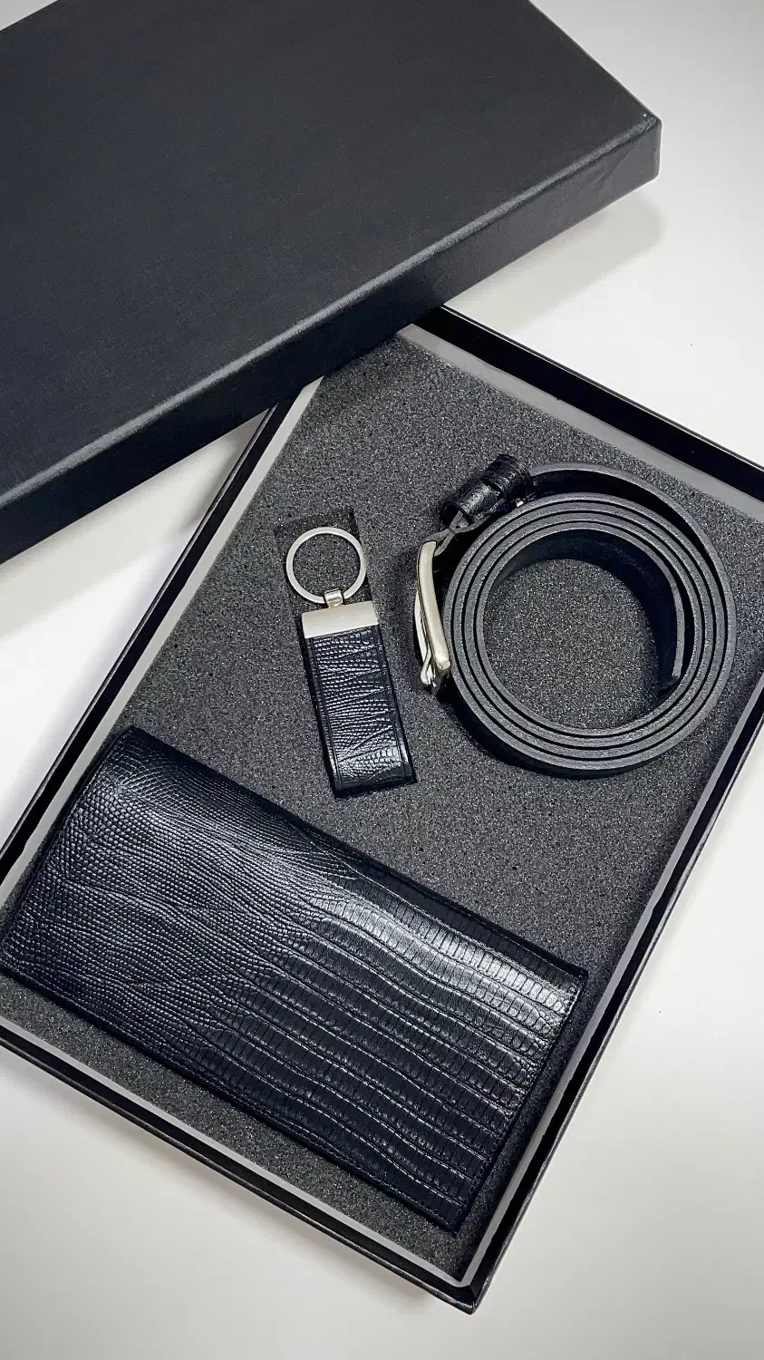 ست هدیه تبلیغاتی چرم طبیعی|کیف، کفش، کمربند|چهاردانگه (تهران), |دیوار