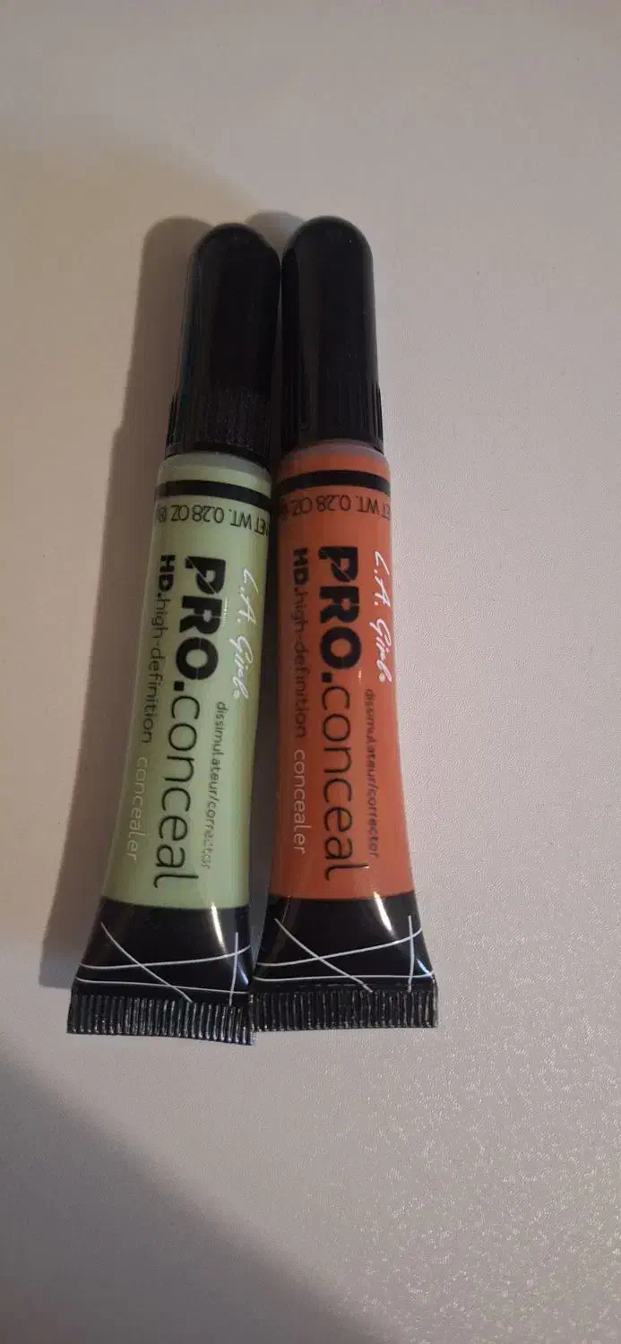 کانسیلر رنگی ( سبز و نارنجی) کاملا نو و سالم|آرایشی، بهداشتی، درمانی|کرج, عظیمیه|دیوار