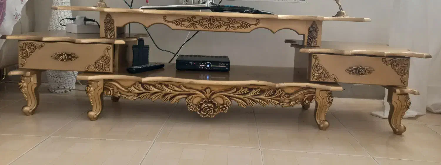 میز تی وی و آینه کنسول وجاکفشی|بوفه، ویترین، کنسول|رودهن, |دیوار