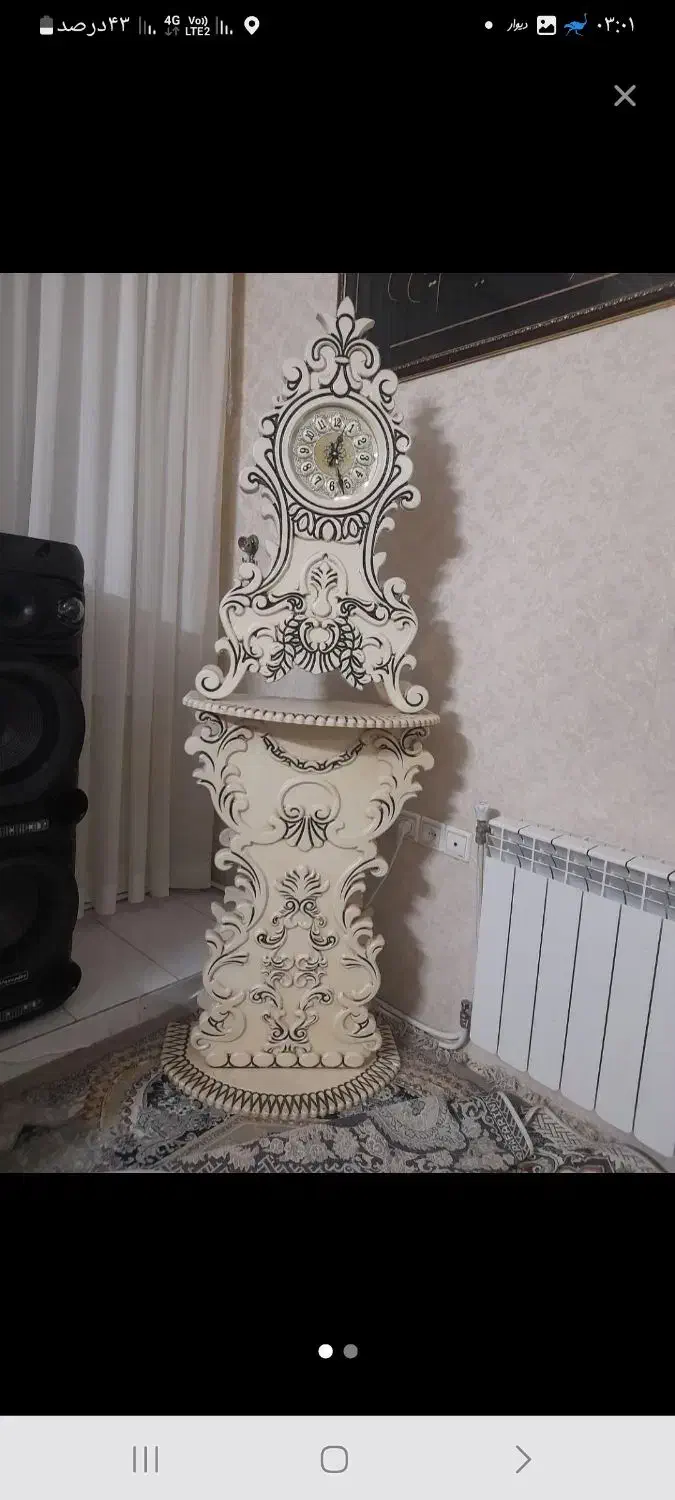 ساعت ایستاده|ساعت دیواری و تزئینی|طرقبه, |دیوار