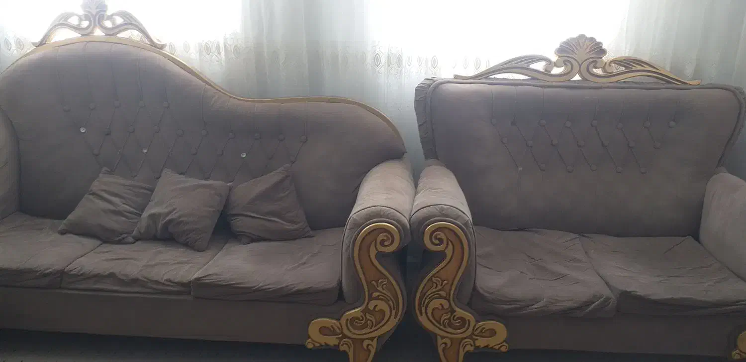 مبل نیم سلطنتی|مبلمان خانگی و میز عسلی|محمدشهر, همایون ویلا|دیوار