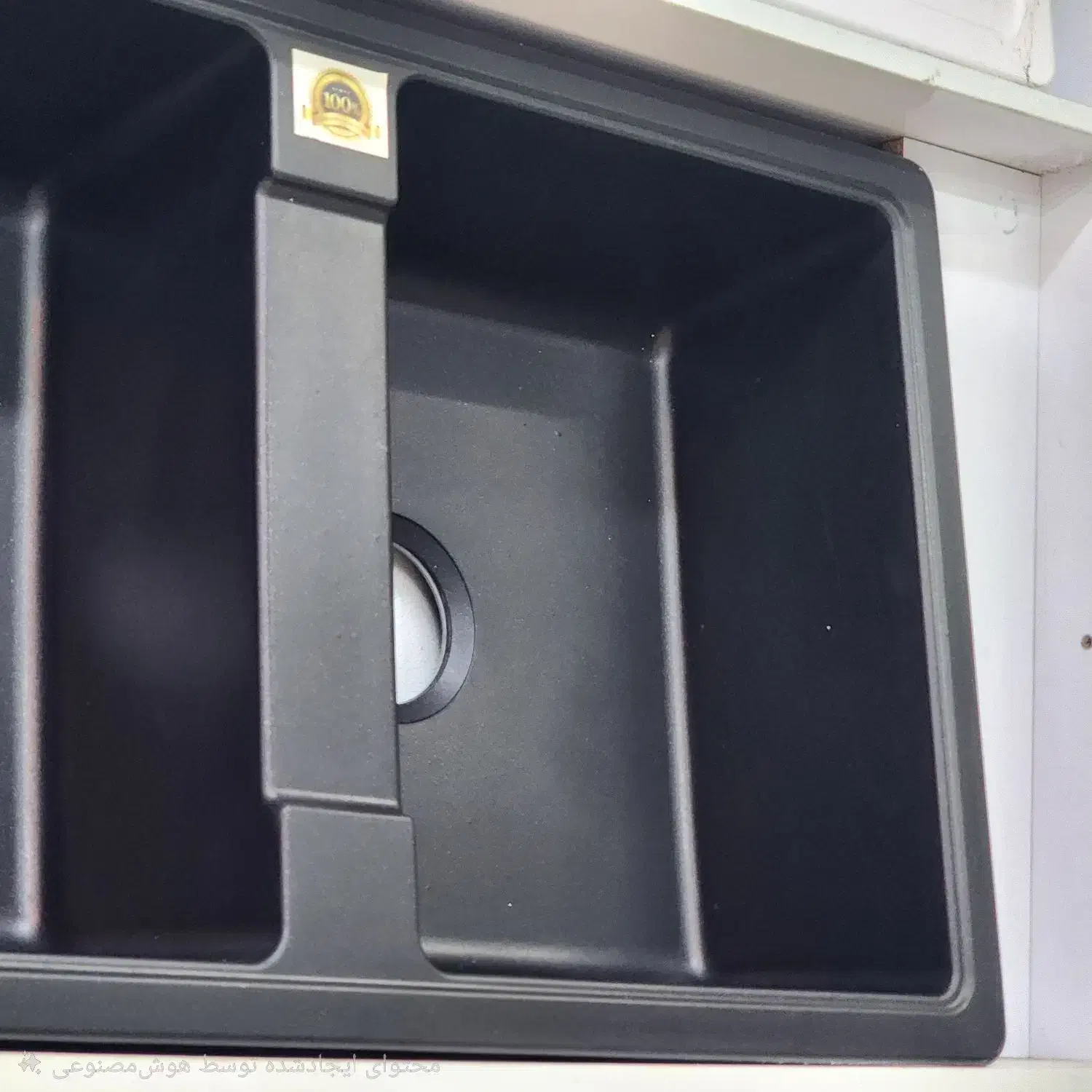 سینک مشکی شاین گرانیتی|مصالح و تجهیزات ساختمان|رشت, پارک شهر|دیوار