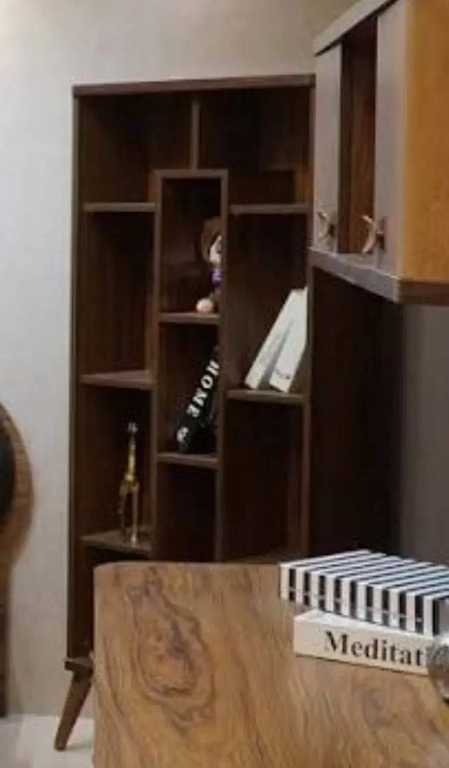 کتابخانه میز تحریر|کتابخانه، شلف، قفسه‌های دیواری|همدان, |دیوار