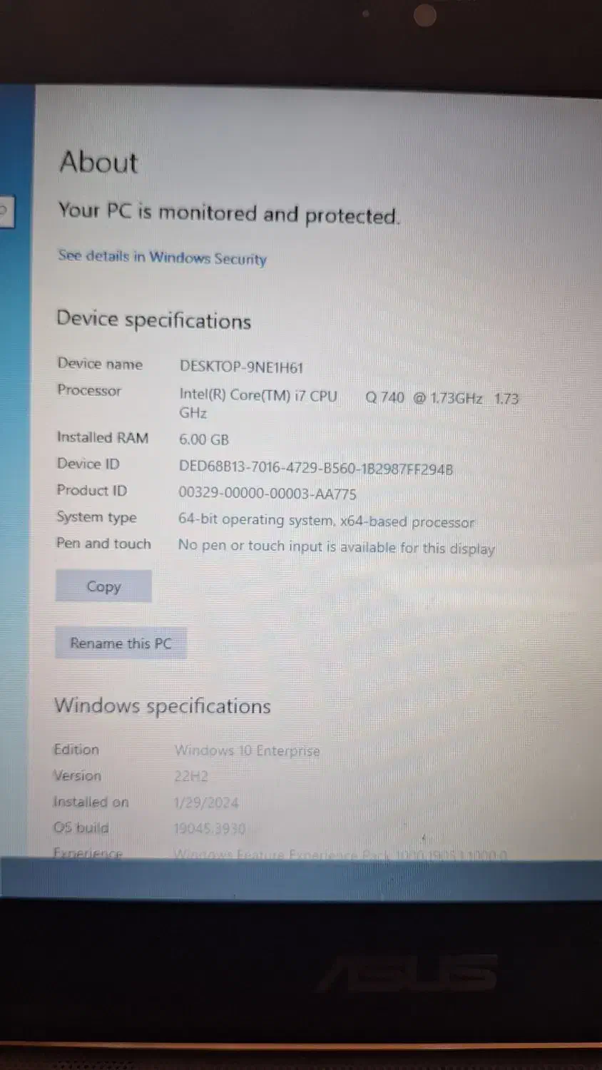 لب تاب ایسوس i7|رایانه همراه|یزد, |دیوار