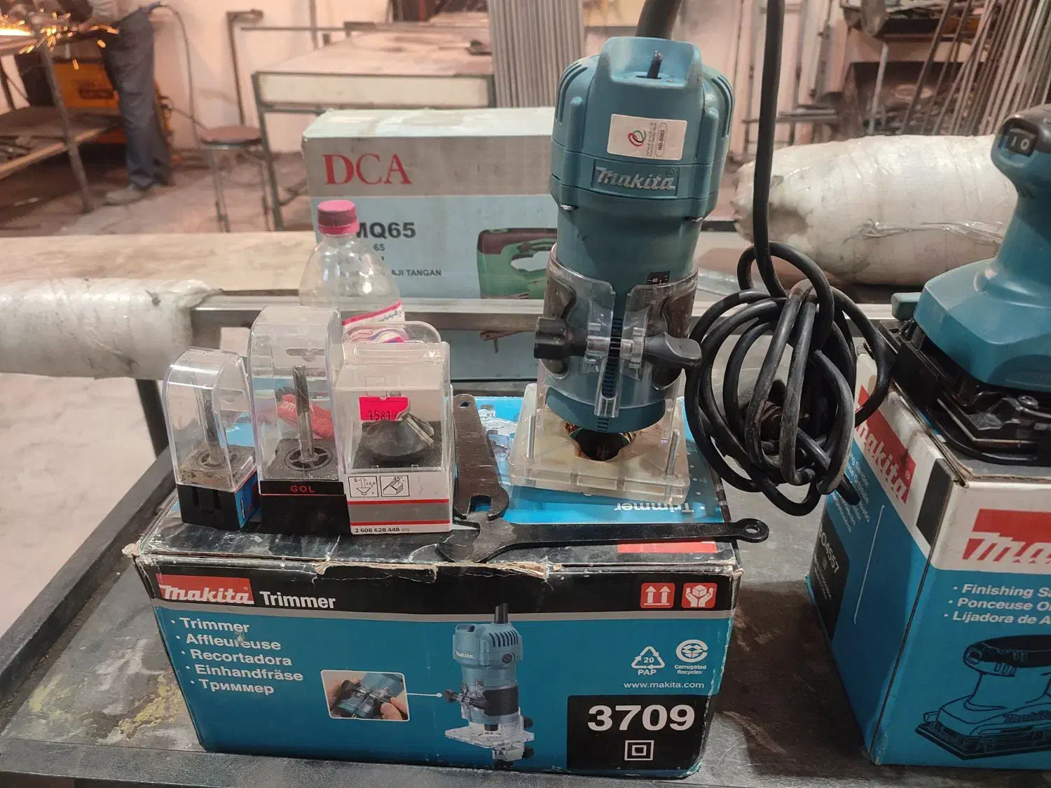 در حد نو .اور فرز.فارسی بر .سنباده لرزان.پولیش|ابزارآلات|همدان, |دیوار