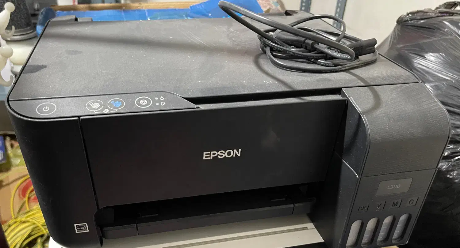 پرینتر رنگی EPSON L3110 سالم|پرینتر، اسکنر، کپی، فکس|شیراز, فرهنگ شهر|دیوار