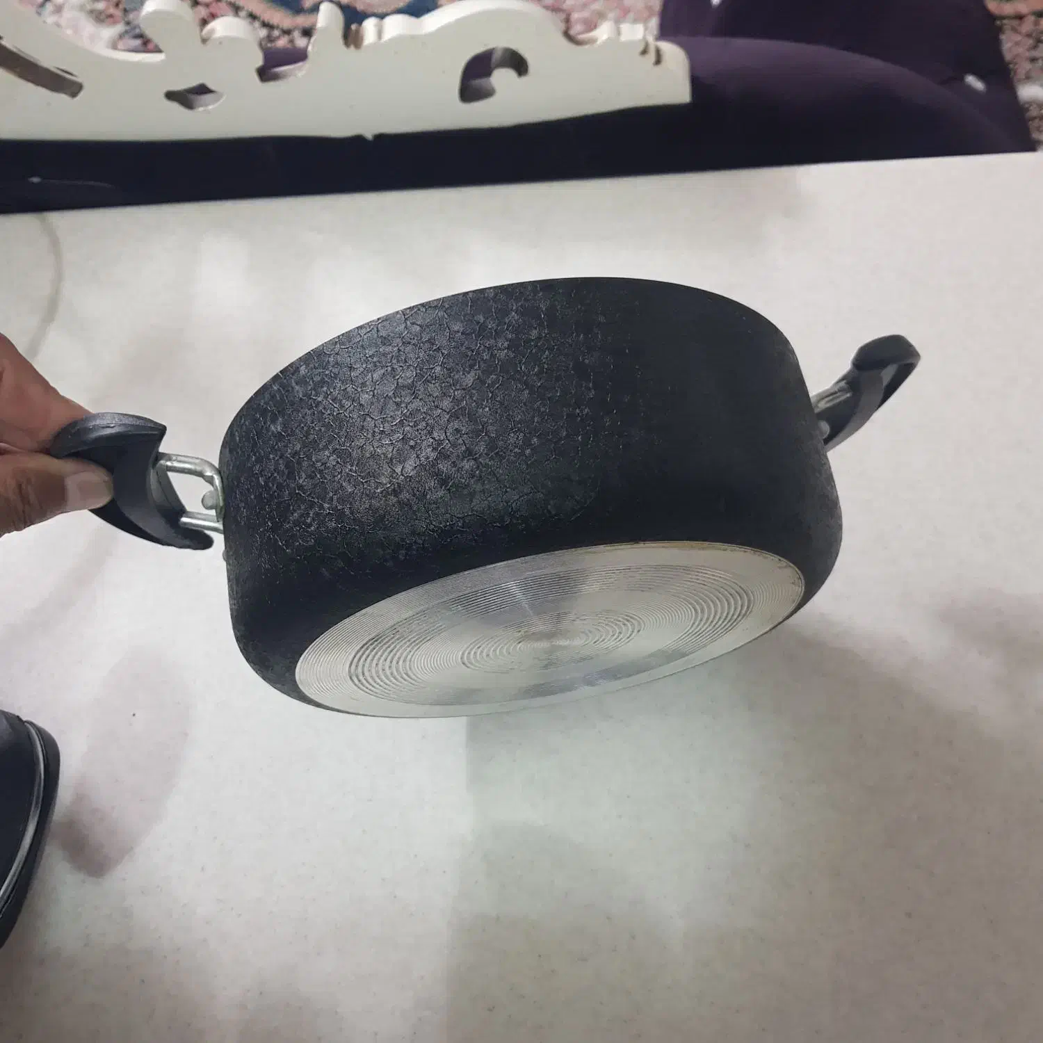 تعداد ۴عدد قابلمه دست دوم با سایزای مختلف|ظروف پخت‌وپز|کاشان, فاز ۲ ناجی آباد|دیوار