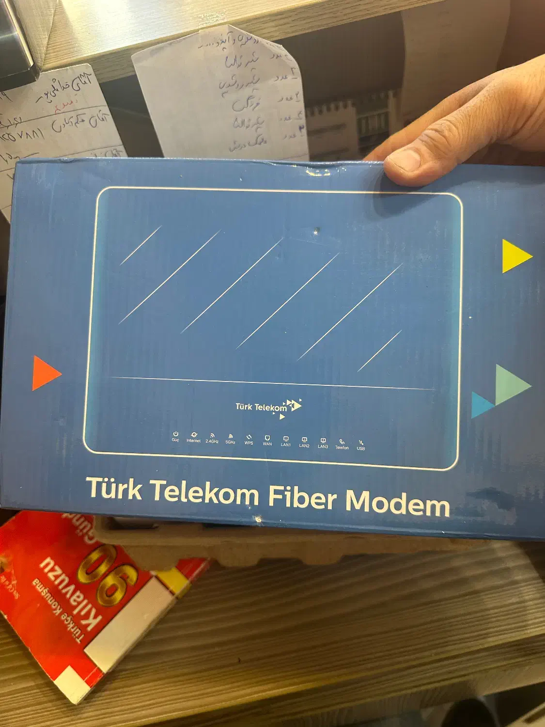 مودم( وای فای) ترک تلکام اصلی|مودم و تجهیزات شبکه|تهران, نیروی هوایی (پیروزی)|دیوار