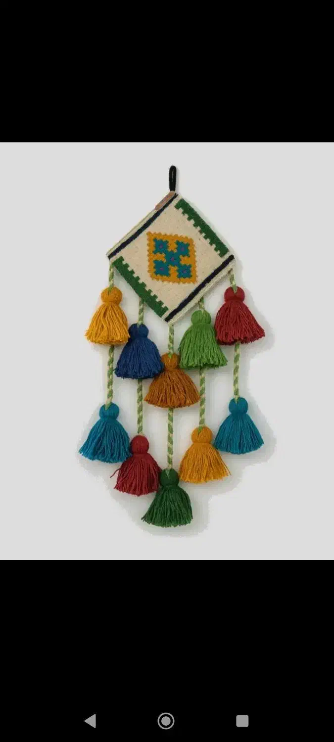 دیوار کوب دستبافت پشمی|صنایع دستی و سایر لوازم تزئینی|قزوین, |دیوار