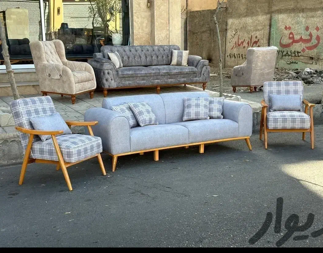 مبل سهند|مبلمان خانگی و میز عسلی|هشتگرد, هشتگرد قدیم|دیوار