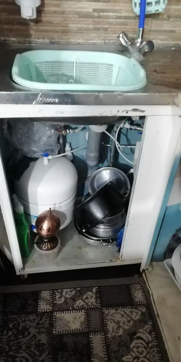 کابینت وسینک تک لگنه|آب‌چکان و نظم‌دهنده ظروف|ماهان, |دیوار