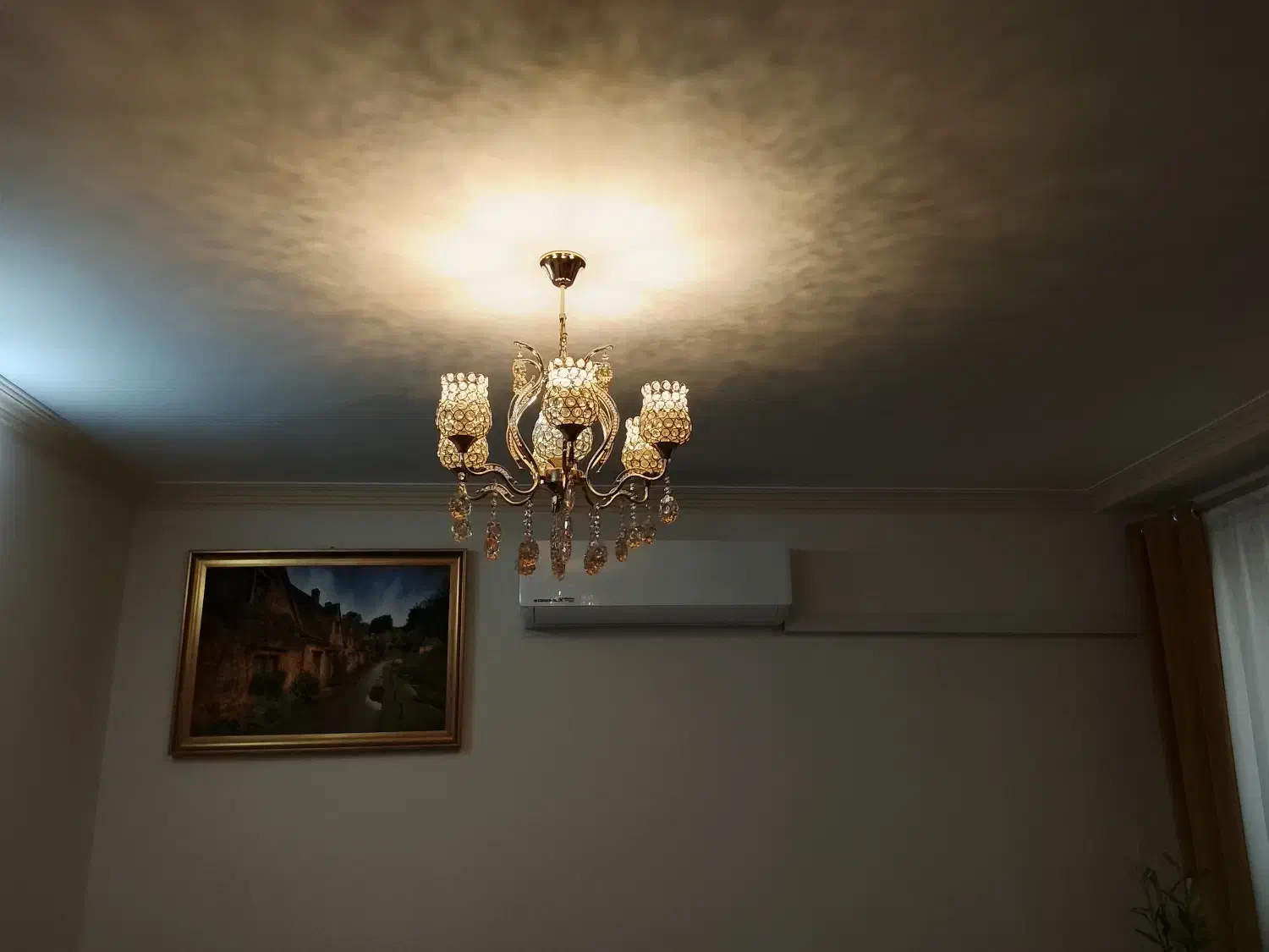 لوستر|لوستر و چراغ آویز|سمنان, |دیوار